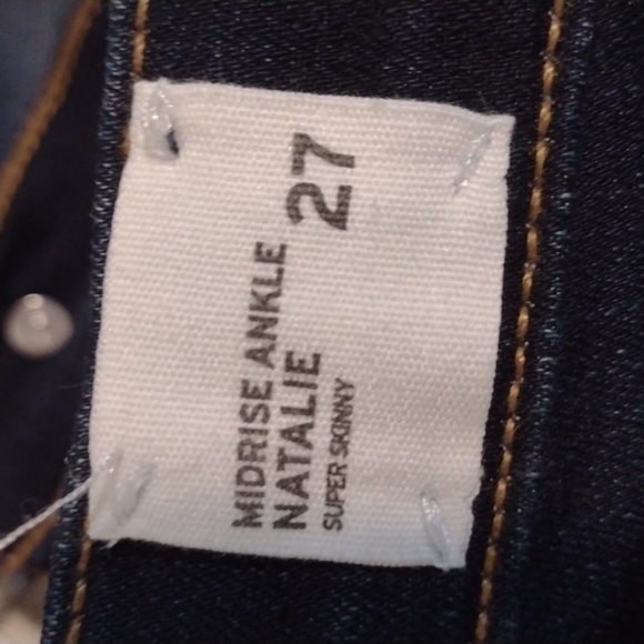 HUDSON Natalie Midrise Super Skinny Ankle Jeans size 27 - Picture 8 of 12